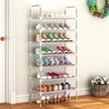 Supports de stockage Racks Armoire à chaussures combinée gratuite à sept couches avec prix ultra-bas multicouche à la mode et sans cache-poussière 231007