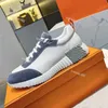 Designer sneakers studsande sneakers män skor kvinnor sneaker teknisk duk mocka getskinntränare Italien varumärken promenadsko