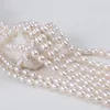 Loose Gemstones Wholesale 8-9mm White Rice Freshwater Pearl Strands