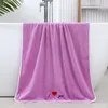 Ensemble de serviettes en microfibre, serviettes de bain et visage absorbant, salle de bain, doux, pour la maison, 2 pièces