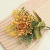 Decoratieve bloemen 3 st Mooie Schuim Kunstbloem Lavendel Boeket Woondecoratie Bruiloft Tafel Party Indoor Kerst DIY Decor Fake