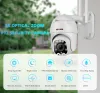 Wifi PTZ IP Kamera 5MP 5X Optischer Zoom Wi-Fi Sicherheit Outdoor CCTV Überwachung Speed Dome Video Camara Farbe nacht Camhi Cam