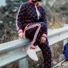 Men's Tracksuits designer Men Women tracksuits high quality two pieces set jacket & pants with letters and strips printed Size S-4XL 037Z