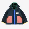 Jassen Kid AW23 Fleece Kapmantel BC Jongens Meisjes Kleurblok Polar Vest Baby Meisje Winterkleding Kinderen voor 231007