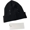 Berets Arrival Margiela Style 26YL Simple Four Corner Stitching Casual Knit Hat MM6 Unisex Ins Trend Men And Women