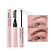 Mascara Curl épais allongeant les cils Mascara imperméable sans taches brun naturel friser brosse Fine