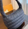 Borse firmate da donna di lussoBorse imbottite in cotone Borsa tote in pelliccia invernale Portafoglio morbido e caldo Pochette a tracolla classica nera bianca Piuttosto multifunzione Alta capacità