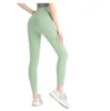 Active Pants Yoga Outfit Leggings Kvinnor Designers Sexiga byxor Hög midja Align Sport Gym Wear Legging Elastic Fitness Lady övergripande full tights Workout