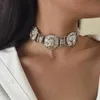 Chokers hip hop heavy metal erkek kolye aslan başlık kolye geometrik zincir kolyeler kadınlar için parti choker doğum günü punk rock mücevher 231009