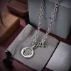 23ss Fashion Necklace for women and men pearl Chain jewelry Electroplating 18k gold necklace Including box Preferred Gift