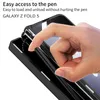 Samsung Galaxy Z折りたたみFold5 5G Lanyard Ring Holder Full Protective Tempered Films Stylus Fold Shell with Sペンスロットの磁気ヒンジ付き鎧膜電話ケース