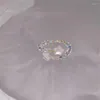 Clusterringe Ring Multi -Szenario -Verwendung minimalistischer Aussehen Index Finger handgefertigt Perlen Schmuck Geschenke Natursteinperle