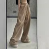 Pantalons pour femmes Casual Femmes Creux Out All-Match Chic Vintage Bandage Streetwear Sexy Taille Haute Hip Hop Mode Ulzzang Y2K