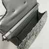 Designer mini bordado bolsa de ombro único das mulheres luxo couro aparado crossbody super espumante cristal moda corrente jantar