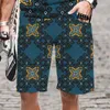 Herren-Shorts, übergroß, Strand-Badeanzug, lose 3D-gedruckte Herren-/Damenmode, Herrenbekleidung, elastische Taille, lässiges Schwimmmuster