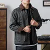 Herrenjacken, Wachsjacke, lockere Passform, grün, Safari-Feld, Motorrad-Stil, winddicht, wasserdicht, Vintage-Designerkleidung