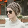 9509 Chapeau d'hiver femmes couvre-chef col multi-usages en peluche laine coréen automne hiver hommes tricoté chapeau