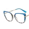 2022 Qualité TR90 Designer Cat Eye Eyeglasses Frame Ins Fashion Lunes For Computer Anti Blue Light