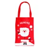 Dekoracje świąteczne torba na świąteczność TOTE Nietopiona materiał Natal Noel Navidad Christma Children Dift Tree Ornament Cartoon 231009