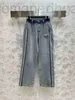 Jeans da donna Designer designer Donna a vita alta Donna Pantaloni skinny a matita elasticizzati blu neri sexy Pantaloni in denim lavati con cerniera taglie forti MWSY