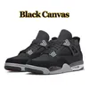 أعلى جودة Jumpman 4 Red Cement 4S Mens Basketball Shoes University Blue White Oreo Black Cat Black Canvas Sail Metallic Midnight Navy Womens Sneakers