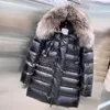 Designer Piumino Uomo Donna Parka Cappotti Lettera in rilievo Fiore Super spesso caldo Moda Capispalla Abbigliamento Coppia Giacca a vento Cappotto S-XXL