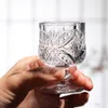 Verres à vin 45ML x 6 pièces, verre à Champagne en Relief, diamant papillon, Cognac blanc, vente en gros, verre à bulles rouge européen peut fonctionner correctement et savoir que les gens en ont besoin.