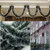 Kerstversiering 2M Jaar Kerst Decor Lint Slinger Boom Boog Ornament Groen Riet Klatergoud Feestartikelen Bar Tops Bruiloft Decoratie