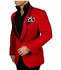 Costumes pour hommes 2023 Costume de mariage à fleurs multicolores Marié Revers Homme Veste Tuxedo