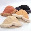 BeanieSkull Caps Soft Thickened Plush Winter Bucket Hat Fashion Outdoor Warm Beanies Fisherman Hat Fashion Trend Ladies Windproof Panama Hats 231009