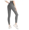 Pantalons actifs Yoga Outfit Leggings Femmes Designers Pantalons sexy Taille haute Align Sports Gym Wear Legging Élastique Fitness Lady Globalement Collants complets Entraînement