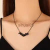 Anhänger Halsketten Gothic Vintage Fledermaus Choker Anhänger Halskette Halloween Hexe Schmuck Geschenk für Frauen Mädchen Neue Mode Großhandel Zubehör x1009