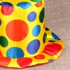 Boll Caps Clown Hat Novelty Funny Magician Halloween Cosplay Costume Accessories Colorful Top Party