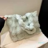 Autumn Winter Plush Big Bag For Women Fashion Versatile Handbag Trend Casual Soft Plush Tygväska