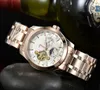 Tisso Wrist Watches for Men 2023 Mens Watches Tourbillon Five Needles Automatic Mechanical Wastch 1853高品質のトップ高級ブランドスチールストラップファッションデザイナー