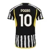 Juventus vêtements de football fans joueur maillots de football à domicile MILIK DI MARIA VLAHOVIC KEAN POGBA CHIESA McKENNIE LOCATELLI maillot de football Kits hommes et enfants unifor