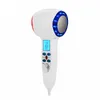 Apparaten voor gezichtsverzorging LCD Digutal Koude Hamer Ultrasone Huid Lifting Anti-aging Verjonging Machine Rood Blauw Pon Beauty Massager 231007