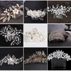 Hair Clips Handmade Crystal Combs Wedding Accessories Pearl Bridal Comb Decoration Head Wear Rhinestone Shiny Ornament