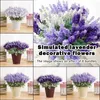 Dekorativa blommor Artificial Flower Wedding Party Event Home Decoration 10 Lavender 33 cm