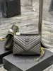 Torby mody designerskie torba na ramię v wzór skórzanej skórzanej koperty w kształcie diamentu torebka klapa crossbody torba na ramię