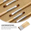 Dotting Tools 7 Pcs Clean Brush Gel Nail Polish Accessories Brushes Acrylic Application Supplies Wooden Cleaning 231007