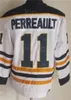 CCM Hockey Retro 7 Rick Martin Jerseys Retraite 9 Derek Roy 10 Hawerchuk 11 Gilbert Perreault 89 Mogilny 16 Pat LaFontaine 39 Dominic Hasek Vintage Classic Cousu Top