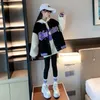 자켓 스프링 가을 십대 소녀 재킷 어린이 패션 야구 유니폼 스포츠 코트 생일 선물 4 6 8 10 12 14 년 아이의 옷 231007