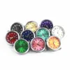 Miksuje 10pcs Glass zegarek przyciski Snap Buttons Fit Fit 18 mm 20 mm Ginger Snap Bransoletka wymiana przycisków