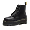 남자 여자 부츠 Doc Martens 디자이너 부츠 mens 럭셔리 스니커 트리플 블랙 흰색 클래식 발목 짧은 부츠 겨울 야외 따뜻한 신발 EUR 36-45