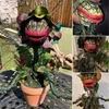 Dekorativa föremål Figurer Halloween Harts Audrey II Piranha Växtdekoration Pop Movie Little Shop of Horrors Statues Figurin Garden Sculpture 231009