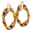 Boucles d'oreilles créoles pour femmes, énormes et lourdes, Big ed, jaune 14K, véritable or massif rempli, fourniture de première classe après-s ser2713