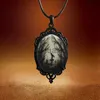 Colliers pendentifs gothique corbeau forêt pendentif collier croix pendentif collier cadeau accessoire chaîne gothique corbeau tour de cou x1009