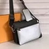 10a Luxurys designer väskor män 3 st trio läder svart blommor messenger handväska crossbody väskor shopping väska vanlig axelväska handväskor kvinnor plånböcker handväska