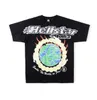 Hellstar T Shirt Rappe Męskie Kobiety Tshirt Rapper Wash Grey Heavy rzemios